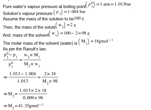 molecular mass